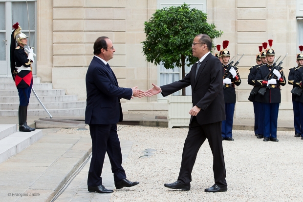 THE FRENCH PRESIDENT IN PHILLIPINAS